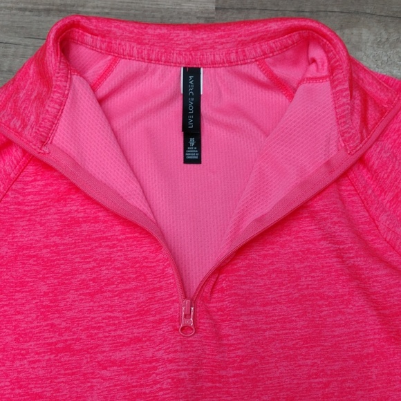 Live Love Run Quarter Zip Top - Picture 5 of 8